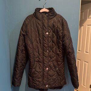 SO Kids Black Quilted Jacket